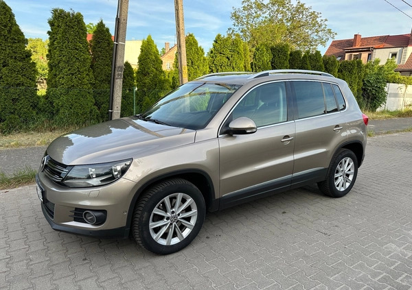 Volkswagen Tiguan cena 44500 przebieg: 251000, rok produkcji 2012 z Dębno małe 211